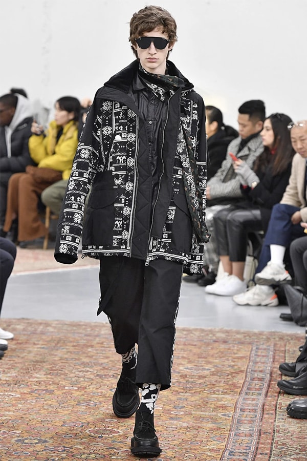 巴黎時裝周 − sacai 發佈 2019 秋冬系列