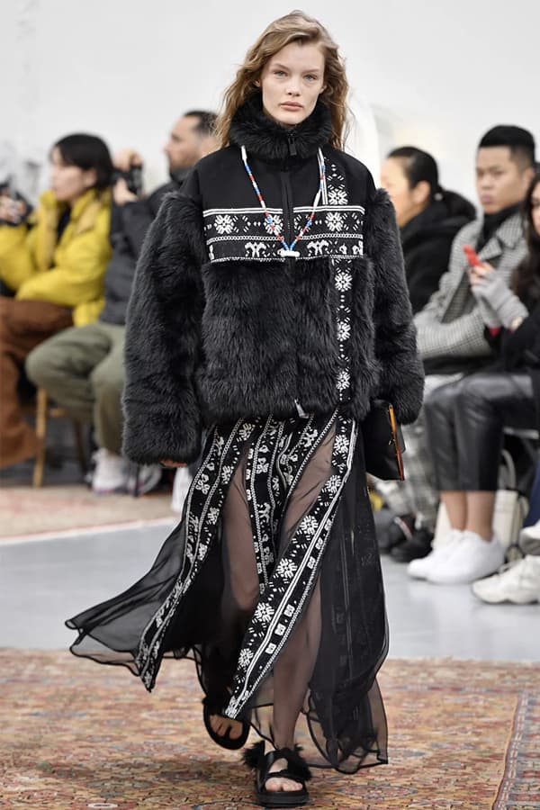 巴黎時裝周 − sacai 發佈 2019 秋冬系列
