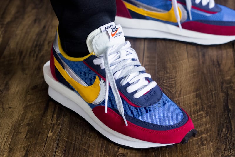 nike sacai blue waffle