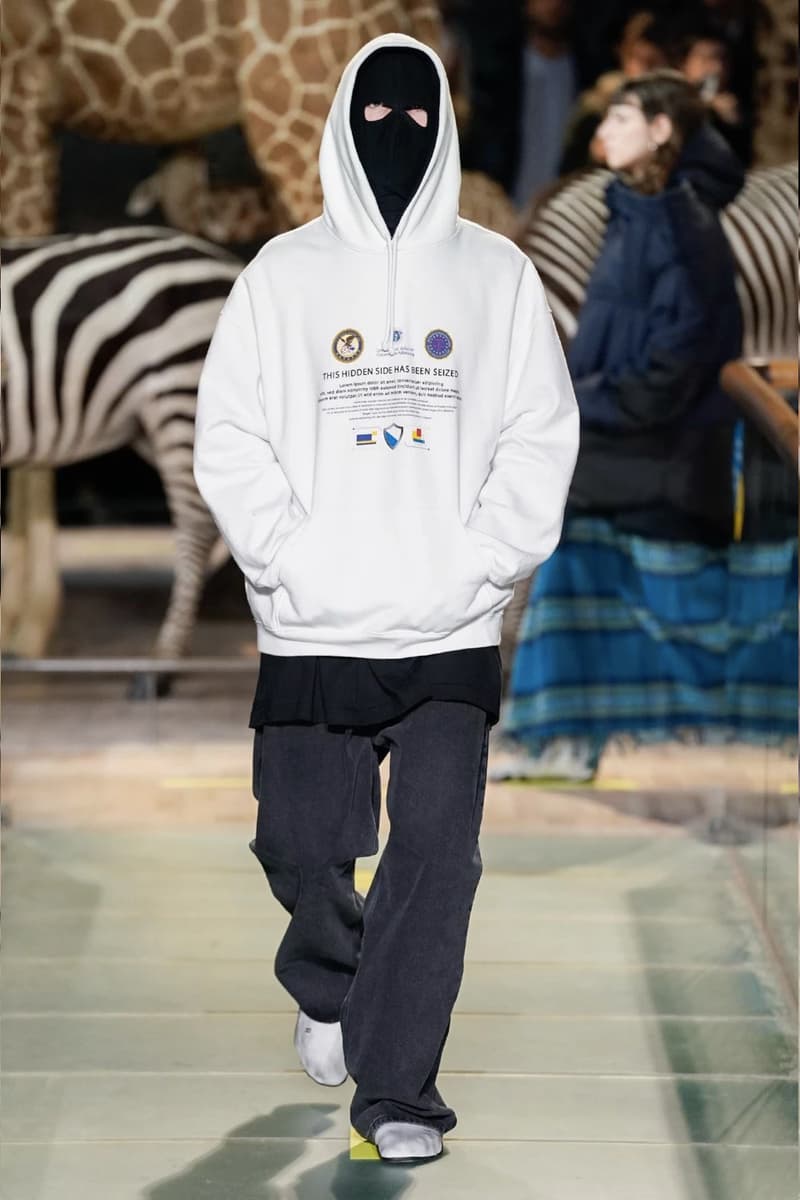 巴黎時裝周 − Vetements 發佈 2019 秋冬系列