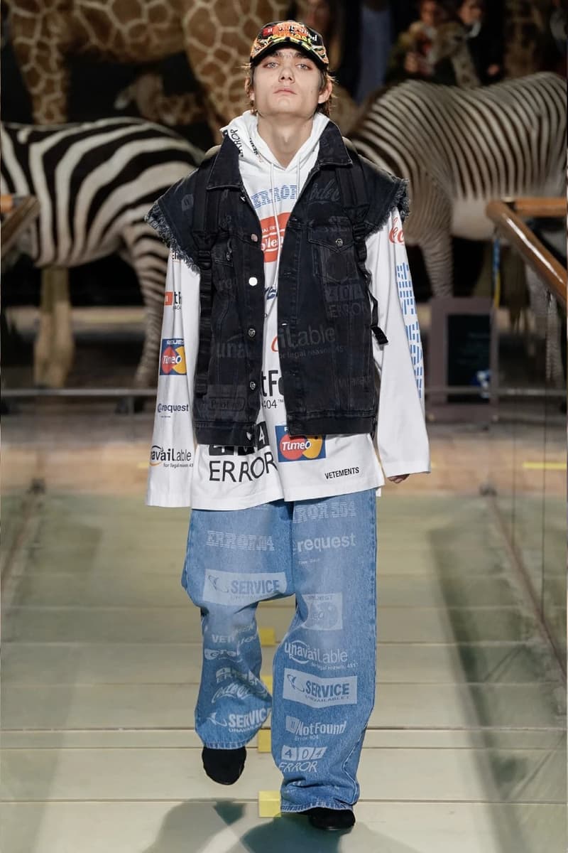 巴黎時裝周 − Vetements 發佈 2019 秋冬系列