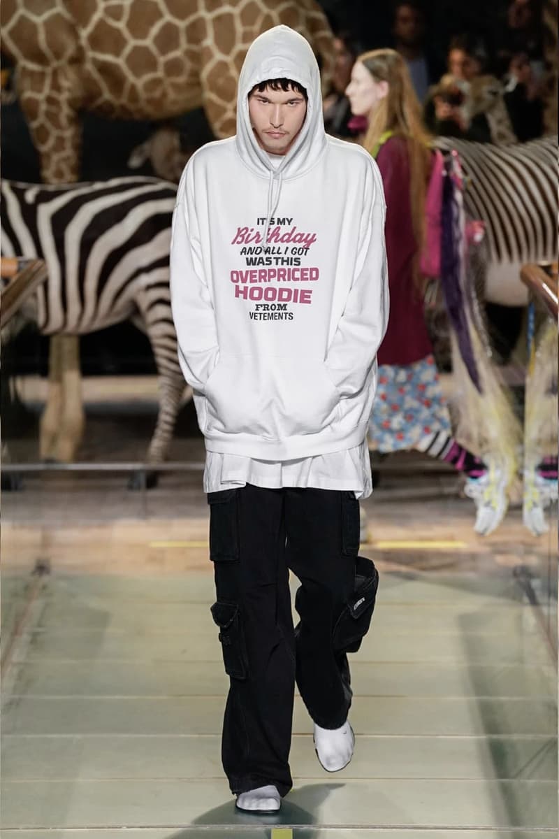 巴黎時裝周 − Vetements 發佈 2019 秋冬系列