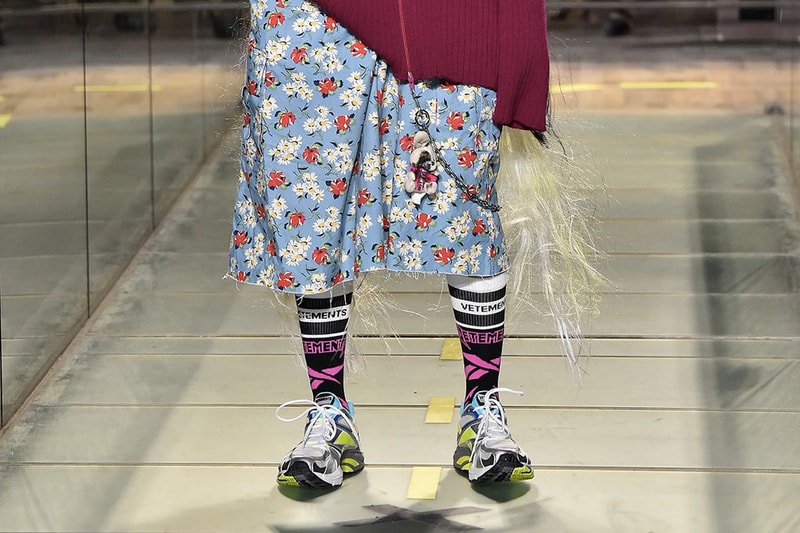 Vetements x Reebok 2019 全新聯乘系列亮相巴黎時裝周