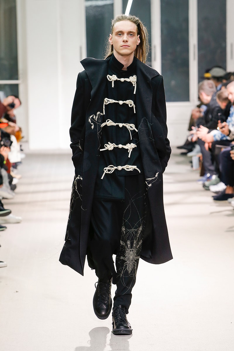 巴黎時裝周 − Yohji Yamamoto 發佈 2019 秋冬系列