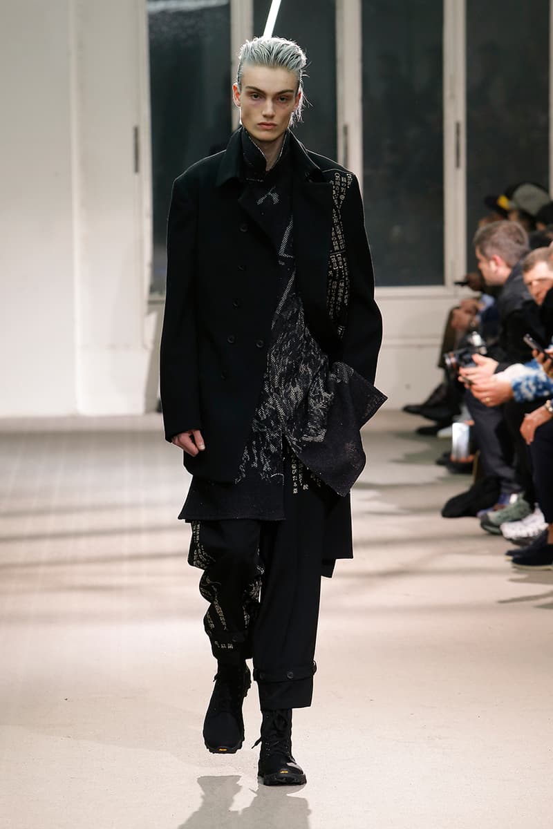 巴黎時裝周 − Yohji Yamamoto 發佈 2019 秋冬系列