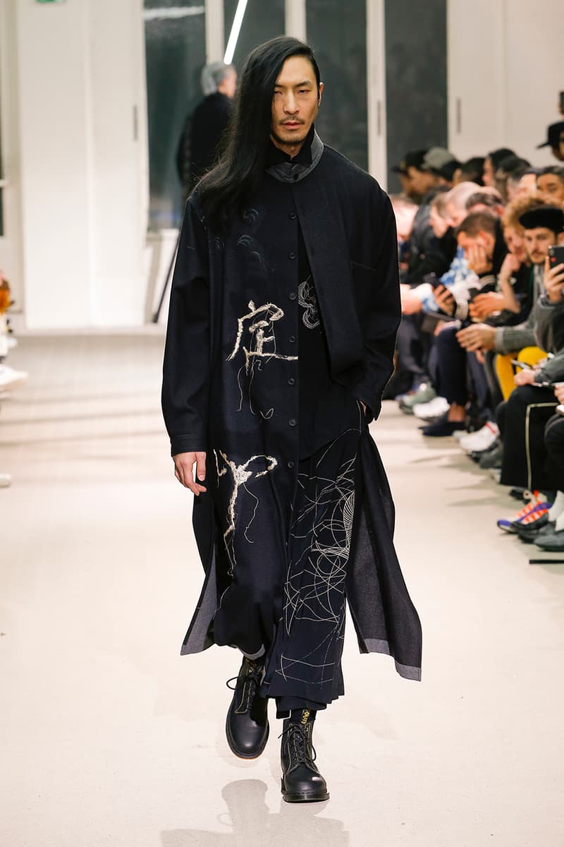 巴黎時裝周 − Yohji Yamamoto 發佈 2019 秋冬系列