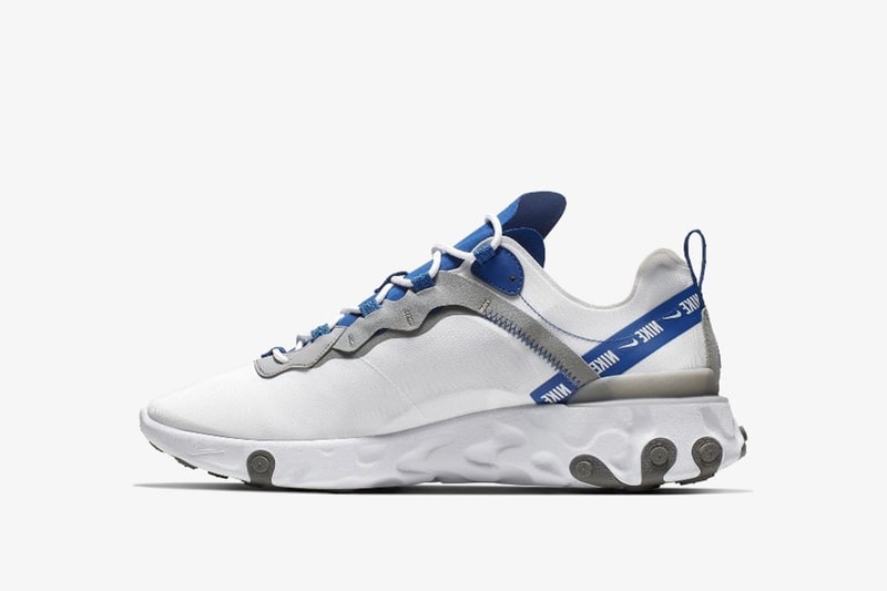 Nike React Element 55 全新配色設計「White/Game Royal」