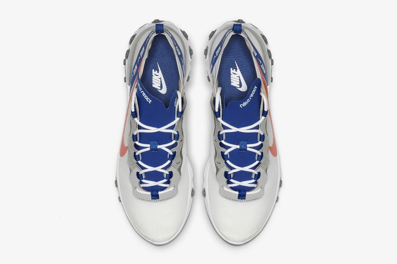 Nike React Element 55 全新配色設計「White/Game Royal」