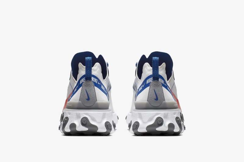 Nike React Element 55 全新配色設計「White/Game Royal」