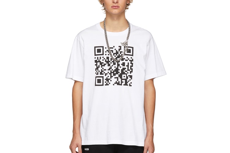 無言以對-Vetements 推出印上「QR Code」的 Print Tee