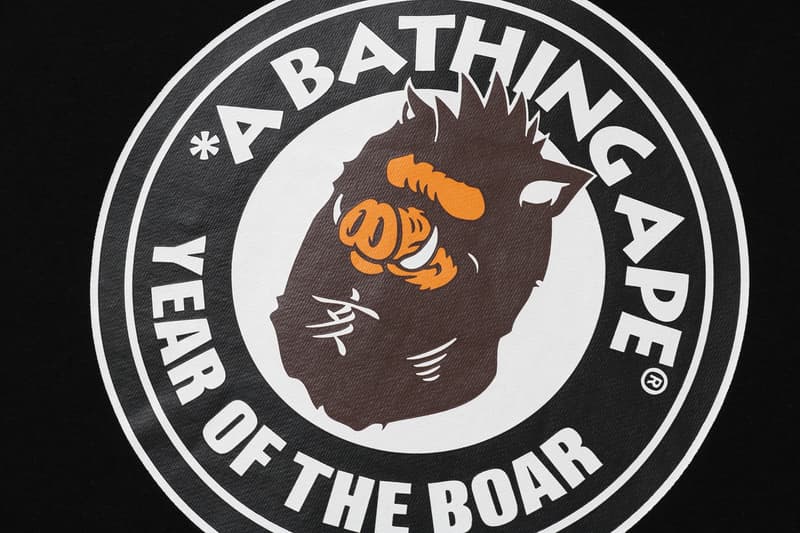 豬猿屋潤－A BATHING APE® 2019 豬年限定單品登場