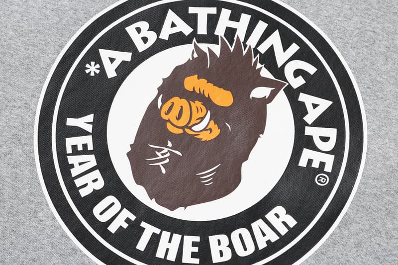 豬猿屋潤-A BATHING APE® 2019 豬年限定單品登場