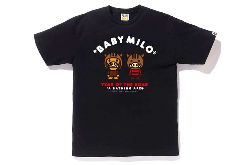 豬猿屋潤-A BATHING APE® 2019 豬年限定單品登場