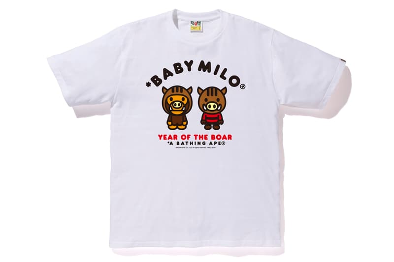 豬猿屋潤-A BATHING APE® 2019 豬年限定單品登場