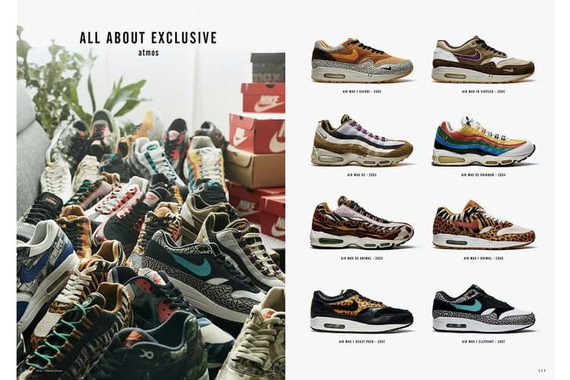 日本球鞋名所 atmos 發佈 Nike Air Max 年度雜誌特輯