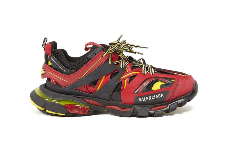 Balenciaga 人氣戶外鞋款 Track 全新紅黑配色上架