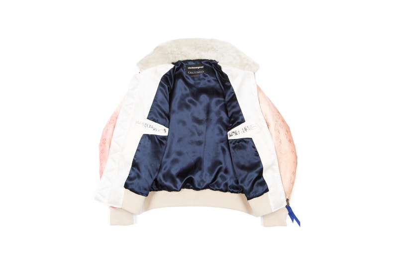 clothsurgeon 將 Louis Vuitton 圍巾改造成 Bomber Jacket
