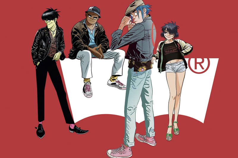 Gorillaz 攜手 Levi's 打造全新聯乘系列