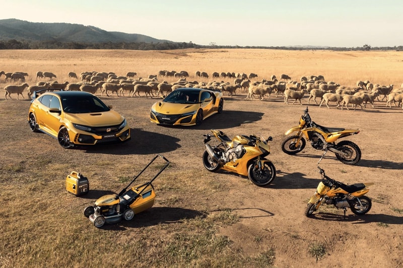 金碧輝煌 − Honda 打造 NSX & Civic Type R 全金色調 50 週年別注車型