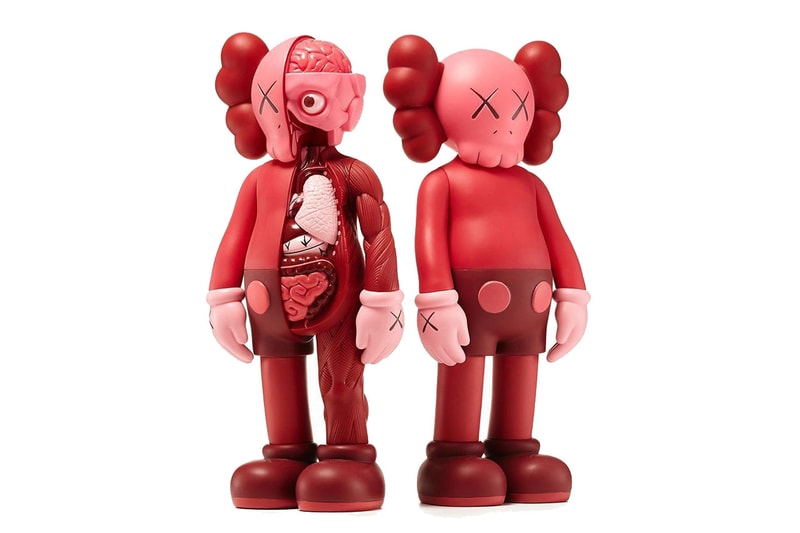 情人節限定-KAWS 再推 Companion Blush 紅色版本搪膠模型