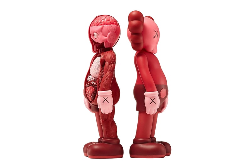 情人節限定-KAWS 再推 Companion Blush 紅色版本搪膠模型