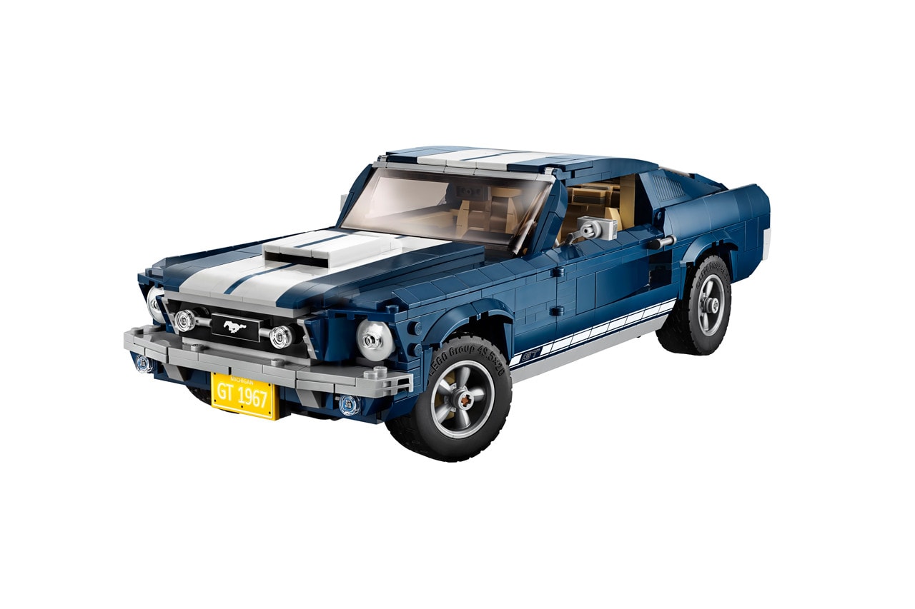 LEGO 發佈 60 年代 Ford Mustang「野馬」跑車積木模型