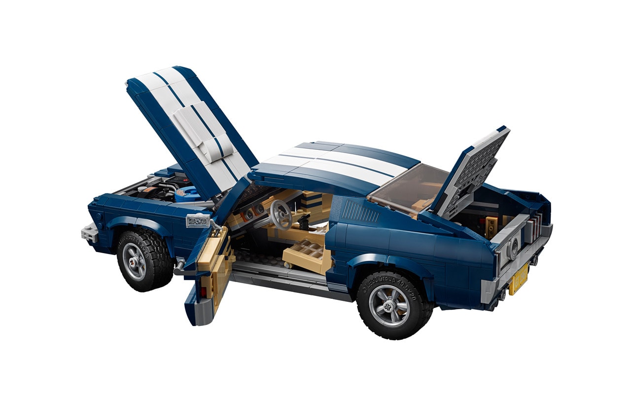 LEGO 發佈 60 年代 Ford Mustang「野馬」跑車積木模型