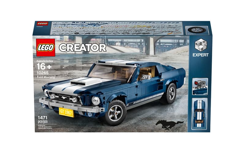 LEGO 發佈 60 年代 Ford Mustang「野馬」跑車積木模型