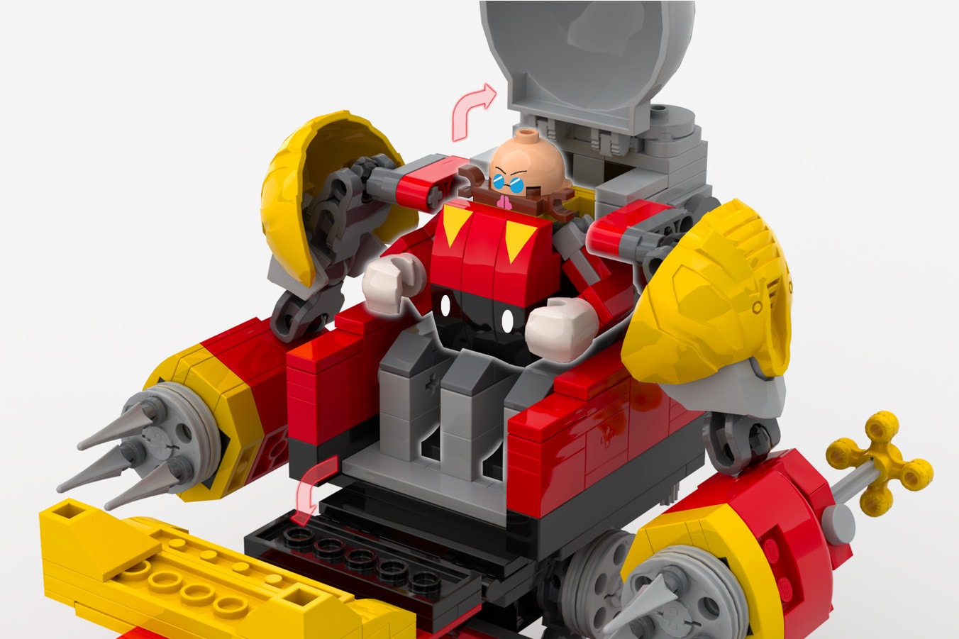 SEGA 愛好者以「超音鼠」為題材向 LEGO Ideas 提交作品