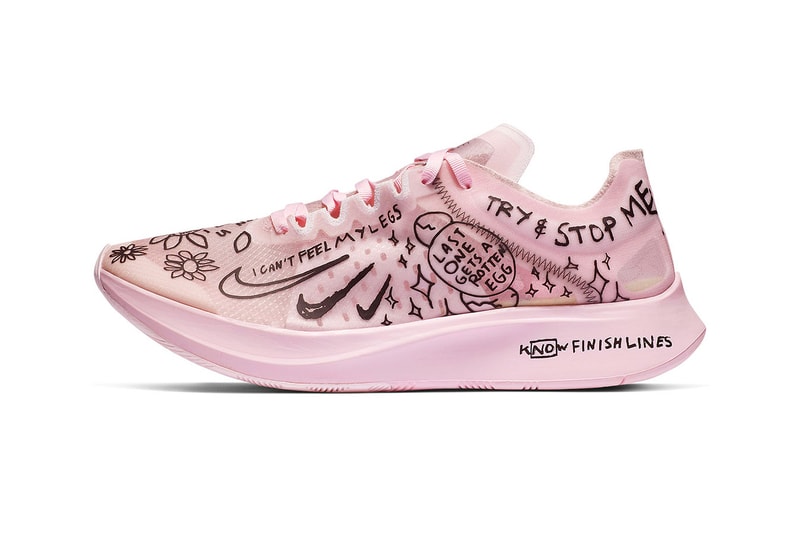 Nathan Bell x Nike 攜手打造手繪風格別注 Zoom Fly SP 鞋款