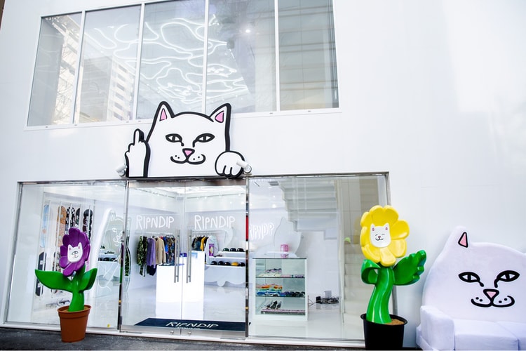 率先走進「中指貓」RIPNDIP 東京旗艦店
