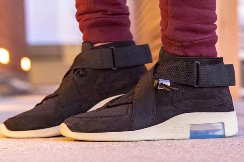 搶先預覽 Nike Air Fear of God 180「Black」最新上腳圖輯