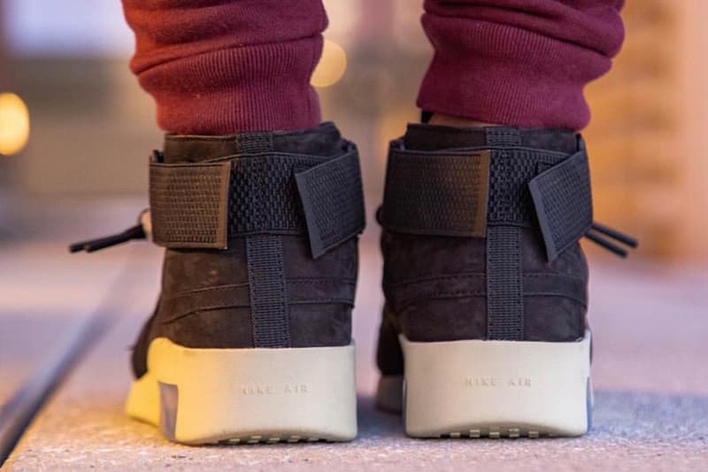 搶先預覽 Nike Air Fear of God 180「Black」最新上腳圖輯