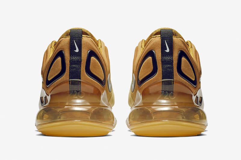 黃金鍛造-Nike Air Max 720 全新配色設計「Desert Gold」