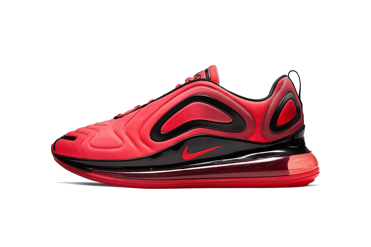 air max 720 black and red