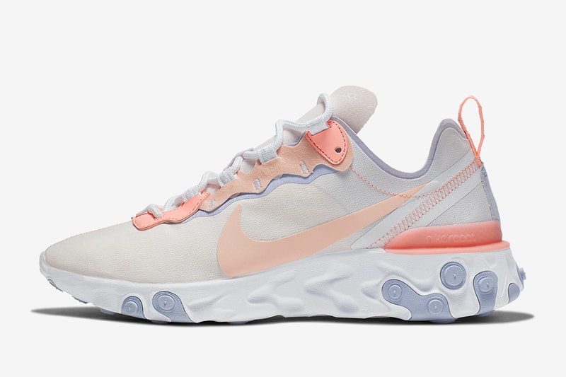Nike React Element 55 釋出全新「Pale Pink」配色