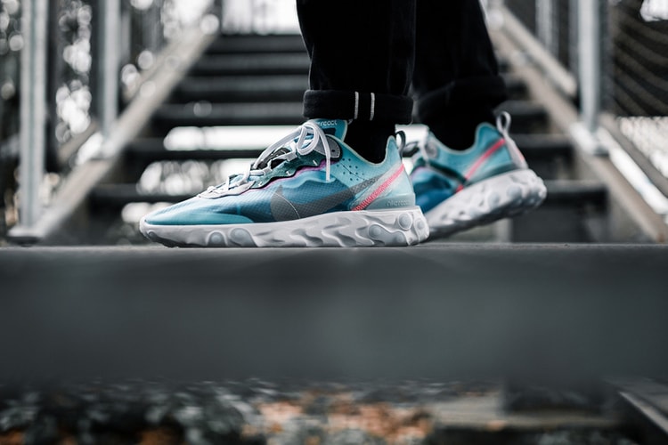 着用近賞 Nike React Element 87「Royal Tint」配色