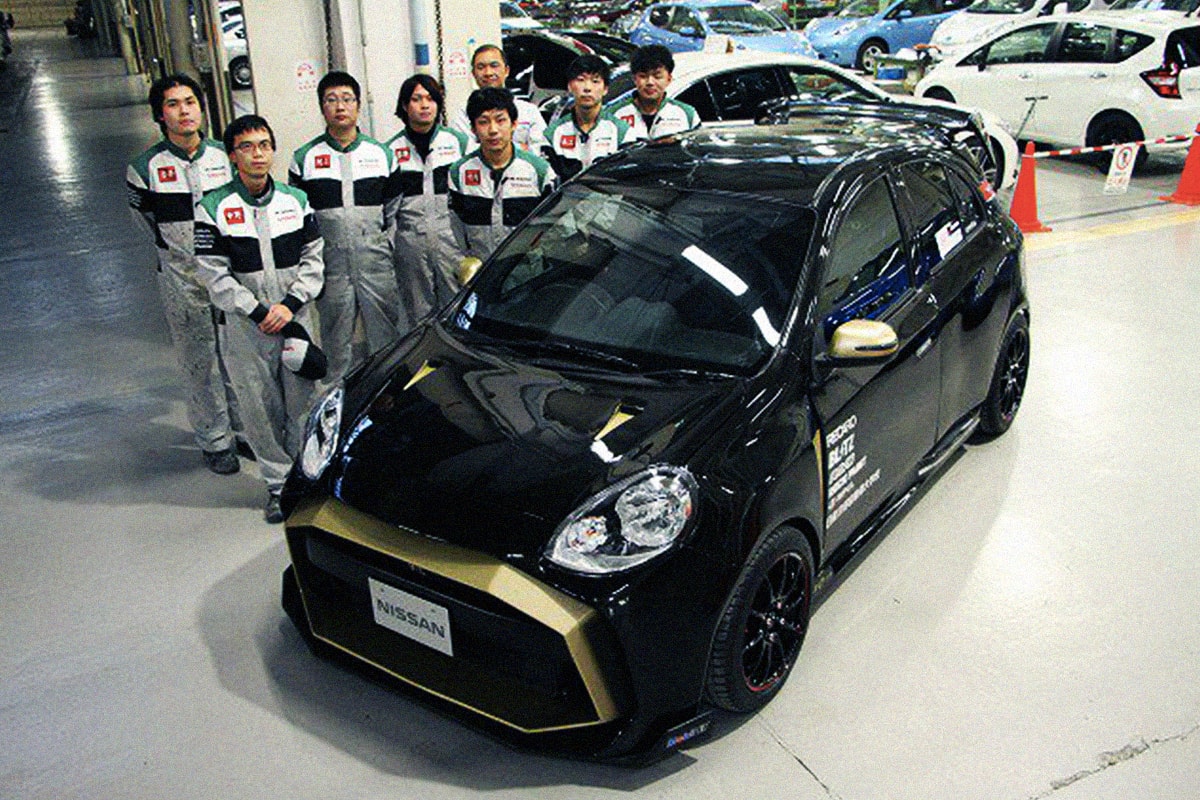 學生神改！Nissan 小型掀背變身夢之超跑 GT-R50