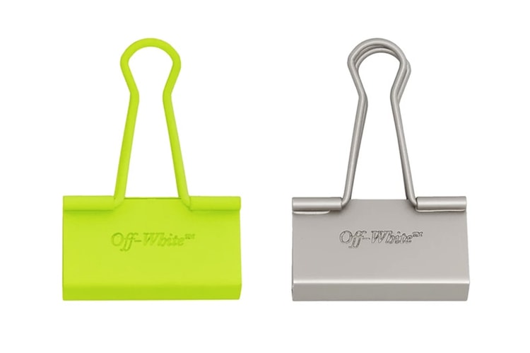 Off-White™ 推出全新「長尾夾」配件系列