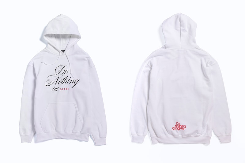 sacai x fragment design 再度攜手帶來「Do Nothing but sacai」別注系列