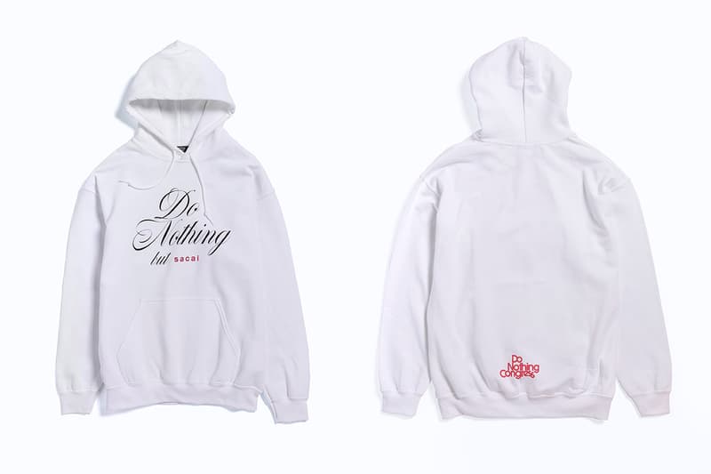 sacai x fragment design 再度攜手帶來「Do Nothing but sacai」別注系列