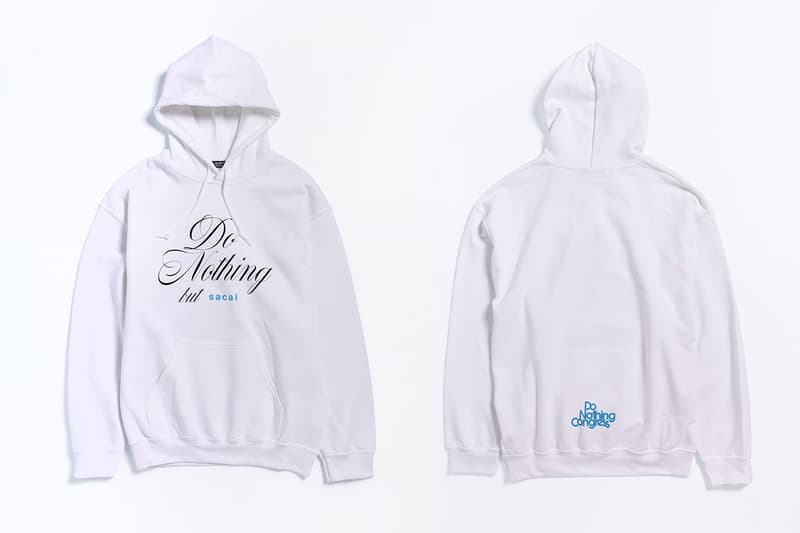 sacai x fragment design 再度攜手帶來「Do Nothing but sacai」別注系列