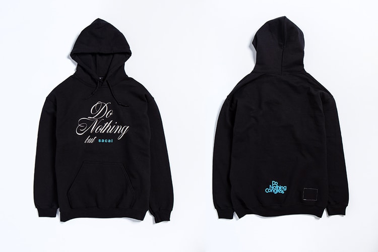 sacai x fragment design 再度攜手帶來「Do Nothing but sacai」別注系列