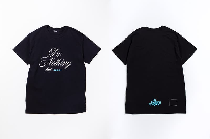 sacai x fragment design 再度攜手帶來「Do Nothing but sacai」別注系列