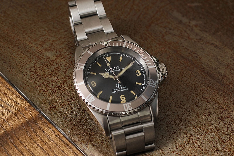 HOAX、Vague Watch Co. 攜手打造退色灰片版「Burford MilSub」