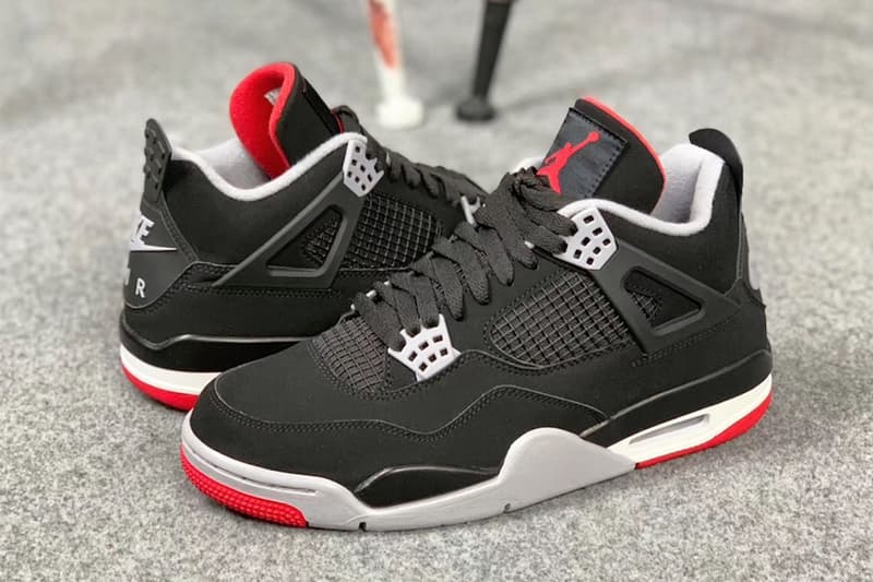 è¿è³ç´°ç¯ï¼Air Jordan 4ãBredã2019 å¹´å¾©å»çæ¬