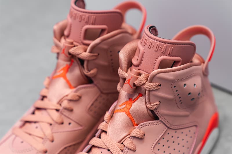 近賞 Aleali May x Air Jordan 6「Millennial Pink」聯乘設計