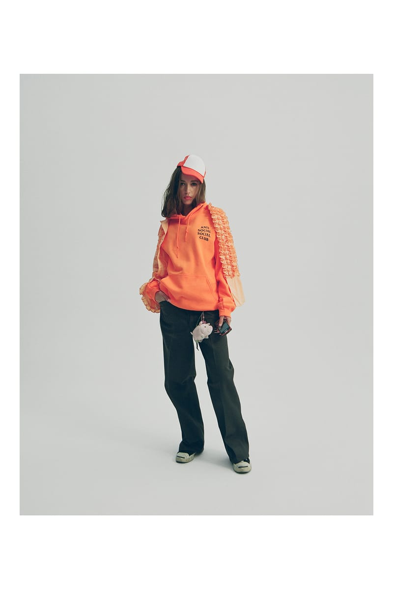 assc orange hoodie