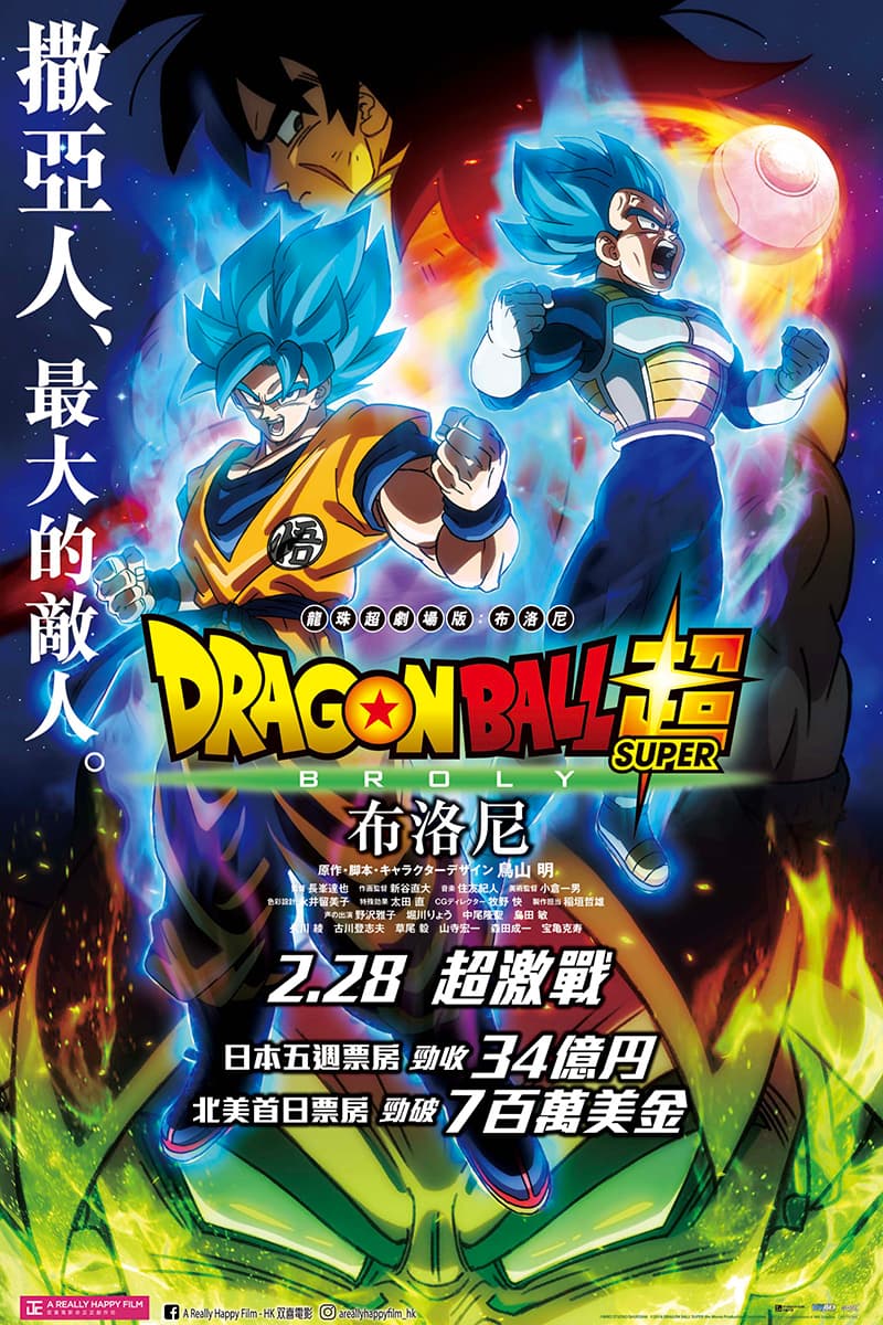 HYPEBEAST 送出《龍珠超劇場版:布洛尼》官方電影海報
