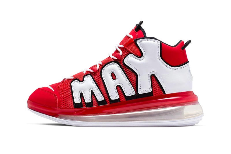 變種變色－Nike Air More Uptempo 720 推出全新「University Red」配色